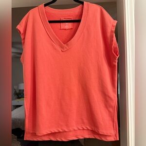 COZY!!! Z Supply Coral V-Neck Sleeveless Top